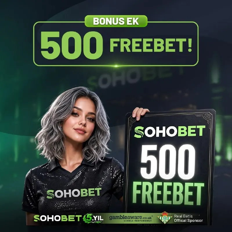Sohobet Telegram: 🎁 BONUSUNA EK 500 TL FREEBET SOHOBET’TE! Spor bahislerinde ekstra avantaj…