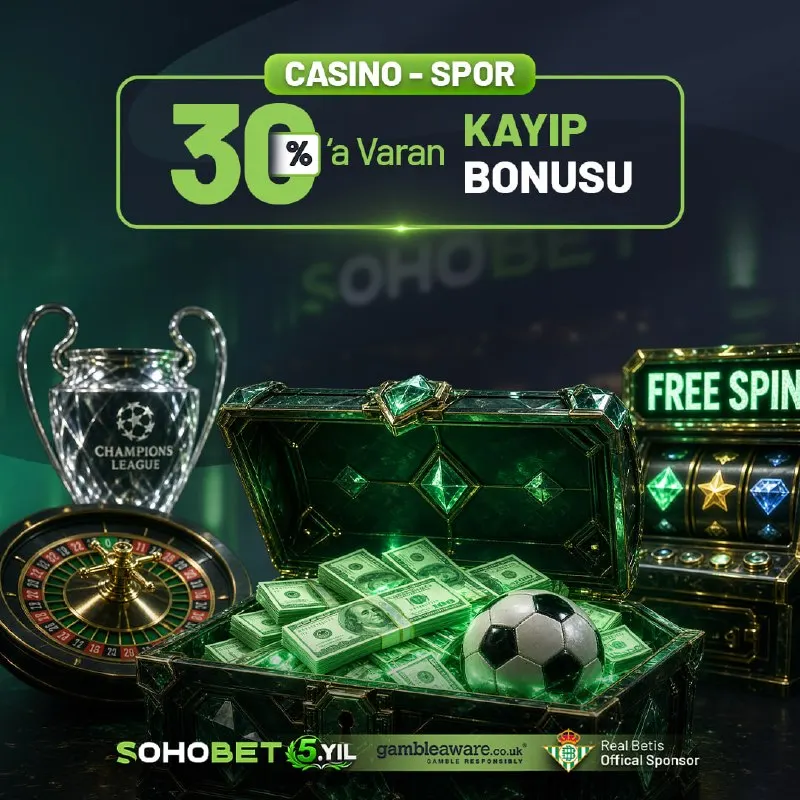 Sohobet Telegram: 🔥 CASINO & SPORDA %30’A VARAN KAYIP BONUSU! Sohobet’te oyun devam ediyor! 💚…