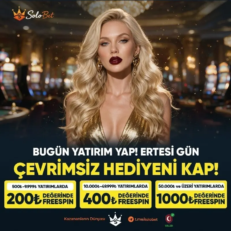 Solobet Telegram: 🚀 SOLOBET'TEN TÜM YATIRIMLARINA ERTESİ GÜN BONUS FIRSATI! 🤑 Bugün yatırımını…