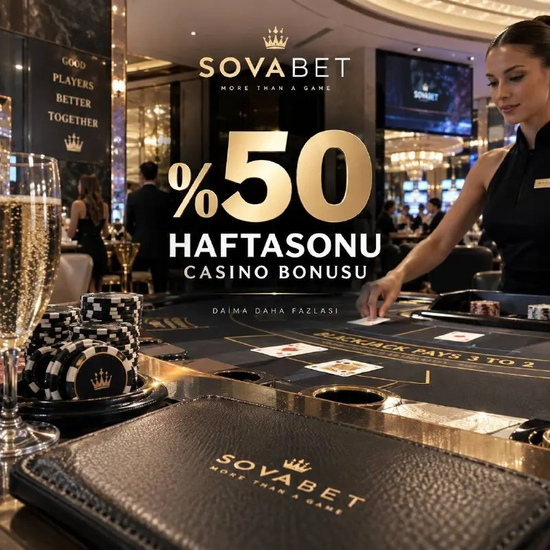 Sovabet Telegram: ✨ HAFTA SONUNA ÖZEL %50 CASINO BONUSU Hafta sonunun heyecanını Sovabet…