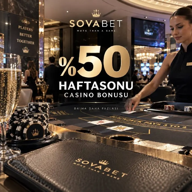 Sovabet Telegram: ✨ HAFTA SONUNA ÖZEL %50 CASINO BONUSU Hafta sonunun heyecanını Sovabet…
