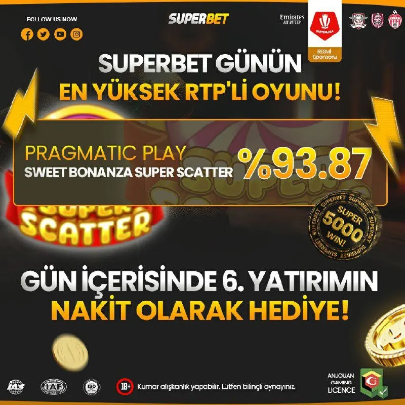 Süperbet Telegram: 🅰️🅰️🅰️🅰️🅰️ 🅰️🅰️🅰️🅰️🅰️ ❎ 📊 Günün en yüksek RTP’li oyunu: 💯 Sweet Bonanza Super…