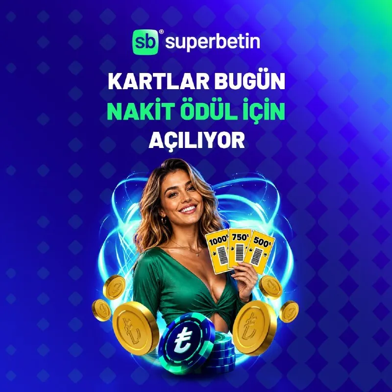 Süperbetin Telegram: 🎰🔥 BLACKJACK MASALARINDA NAKİT ÖDÜL SUPERBETİN’DE! 🃏 4 GÜN BOYUNCA Pragmatic…