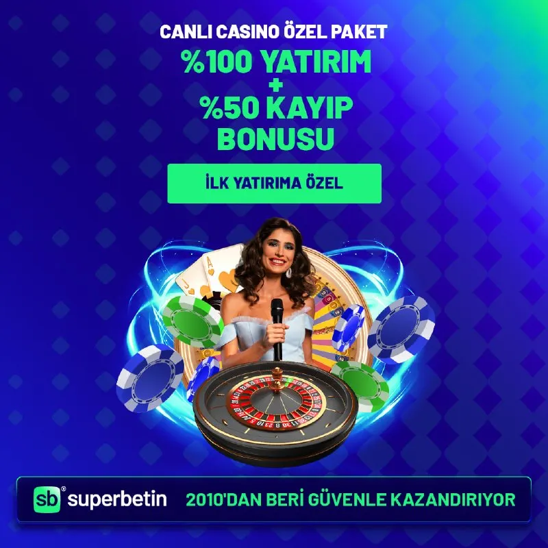 Süperbetin Telegram: 🎰🔥 SUPERBETİN’DE İLK YATIRIMA ÖZEL FIRSAT! 🔥🎰 💰 İlk yatırımını yap, %100…