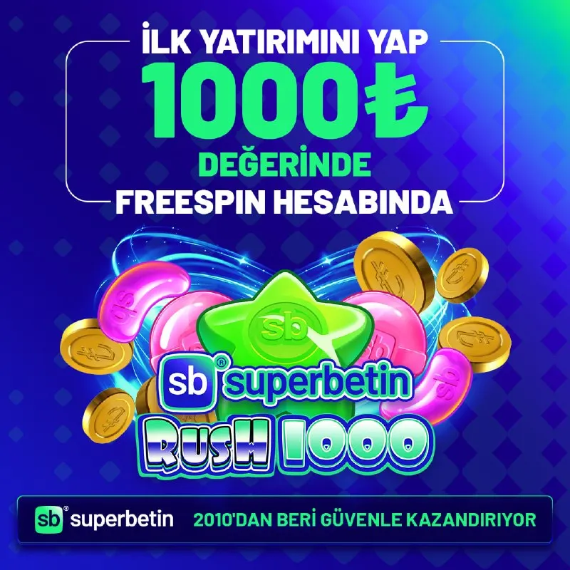 Süperbetin Telegram: 🎯🎯 SOSYAL MEDYA LİNKLERİMİZ ÜZERİNDEN KAYIT OL 💸 İlk yatırımını gerçekleştir 🤩…