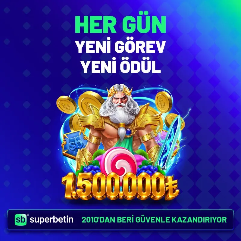 Süperbetin Telegram: 🔥🎰 SUPERBETIN’DE HER GÜN YENİ GÖREV, HER GÖREVDE 500₺ ÖDÜL! 💚💰 🚀 Pragmatic…