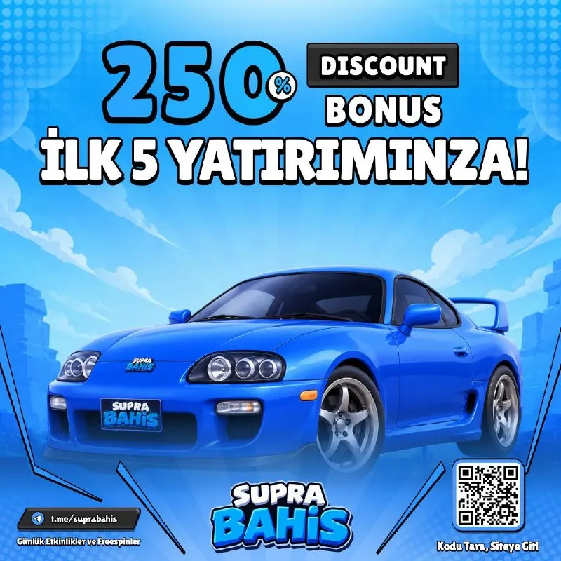 Suprabahis Telegram: 🔤🥶🥶🥶DISCOUNT 🔝 🔝🔝 BONUS 🎁 İlk 5 yatırımınıza özel %250 Kayıp Bonusu…