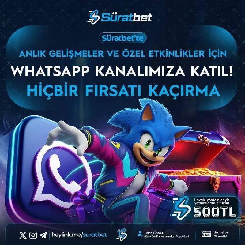 Süratbet Telegram: 🚀 Süratbet ile daha hızlı iletişim! Sizlerle anında bağlantı kurabilmek için…