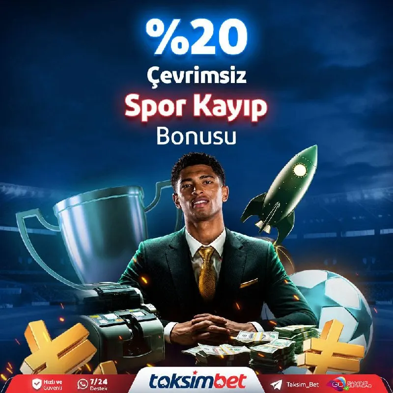 Taksimbet Telegram: 🎁 #TaksimBet 'te Kaybetmek Yok 🎁 ⚡️ Spor Bahislerindeki Anlık Kayıplarınıza…