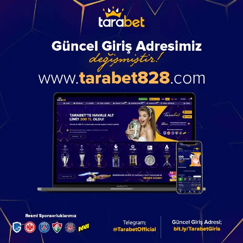 Tarabet Telegram: Değerli Üyelerimiz; Tarabet güncel giriş adresimiz tarabet828.com olmuştur…