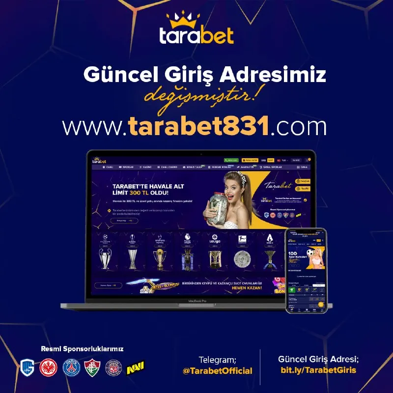 Tarabet Telegram: Değerli Üyelerimiz; Tarabet güncel giriş adresimiz tarabet831.com olmuştur…