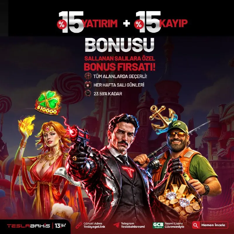 Tesla Bahis Telegram: 🤩🤩🤩🤩🤩🤩🤩🤩 🤩🤩🤩🤩 🤩🤩🤩🤩🤩 🤩🤩🤩🤩🤩🤩🤩 ☄️ %15 YATIRIM + %15 KAYIP BONUSU! ❗️Her Salı bonus…
