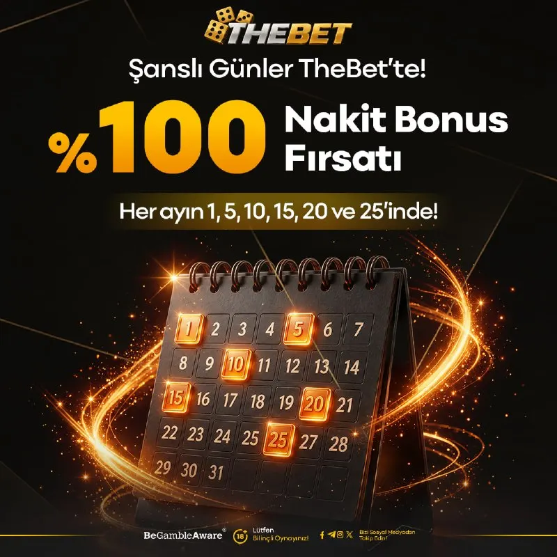 Thebet Telegram: 🔤🔤🔤🔤🔤🔤 ŞANSLI GÜNLERİN ŞANSLI SİTESİ 📌 🔔 Her ayın 1, 5,10, 15 ,20 ve 25…