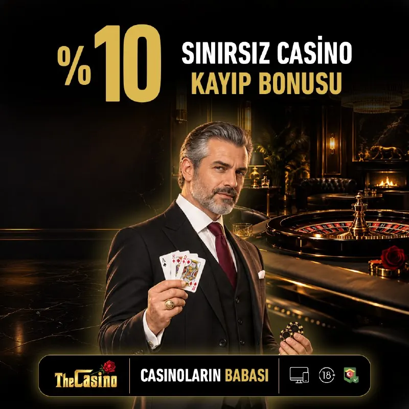 TheCasino Telegram: %10 SINIRSIZ KAYIP BONUSU Minimum 250 TL net kayba %10 Kayıp Bonusu! 1X ÇEVİR…