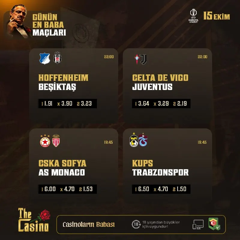 TheCasino Telegram: GÜNÜN FUTBOL AJANDASI Sahadaki mücadele, tribünlerdeki heyecan ve günün dikkat…