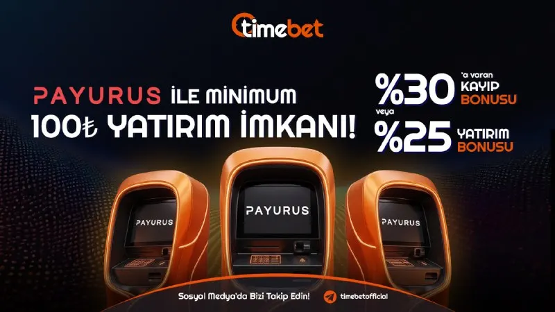 Timebet Telegram: 🔔Payurus limitleri güncellendi! Tüm bankalardan cüzdanınıza minimum yatırım…