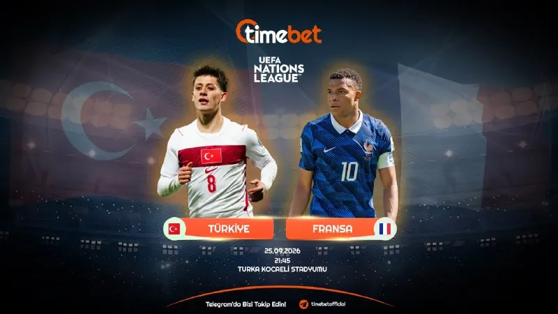 Timebet Telegram: 🤩🤩 A Millî Futbol Takımımıza, bugün Fransa ile oynayacağı karşılaşmada…