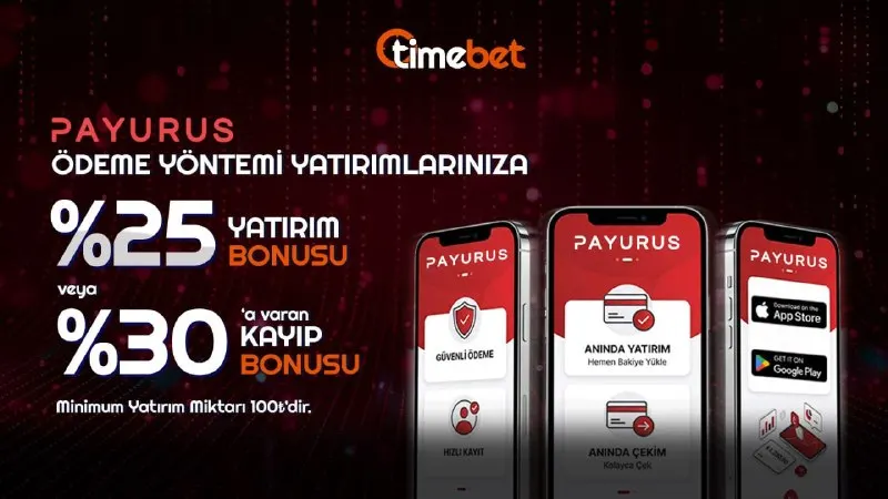 Timebet Telegram: 🔔Payurus limitleri güncellendi! Tüm bankalardan cüzdanınıza minimum yatırım…