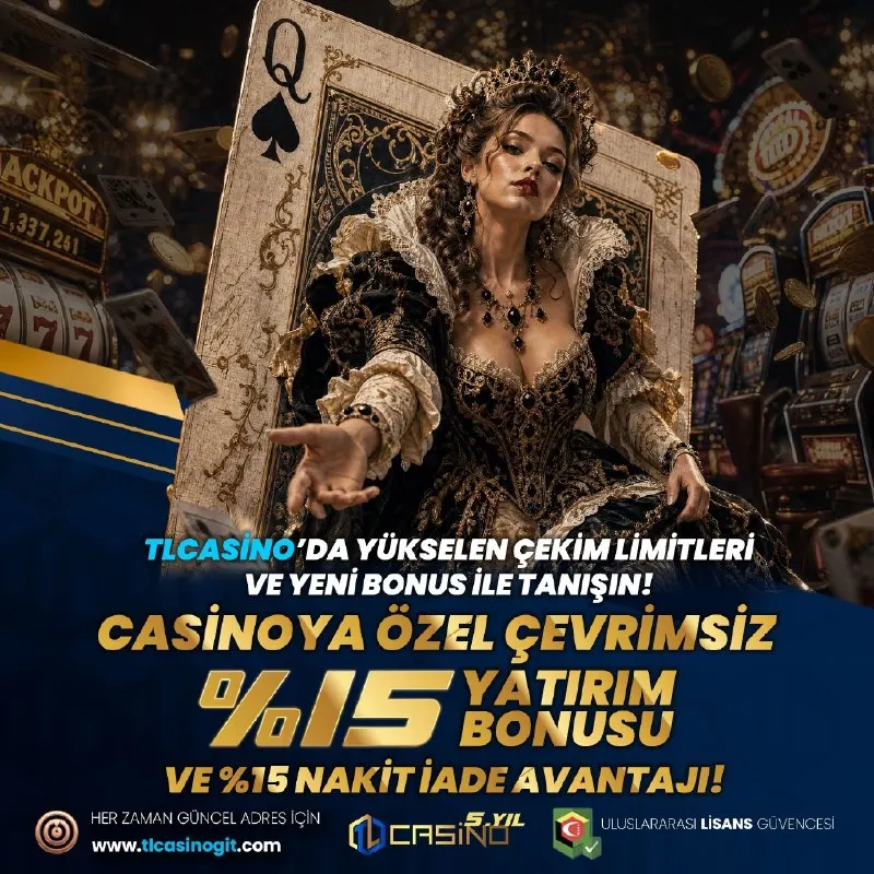 TLCasino Telegram: 💰TLCASİNO'DA YÜKSELEN ÇEKİM LİMİTLERİ VE YENİ BONUS İLE TANIŞIN ! 💰 CASİNO'YA…
