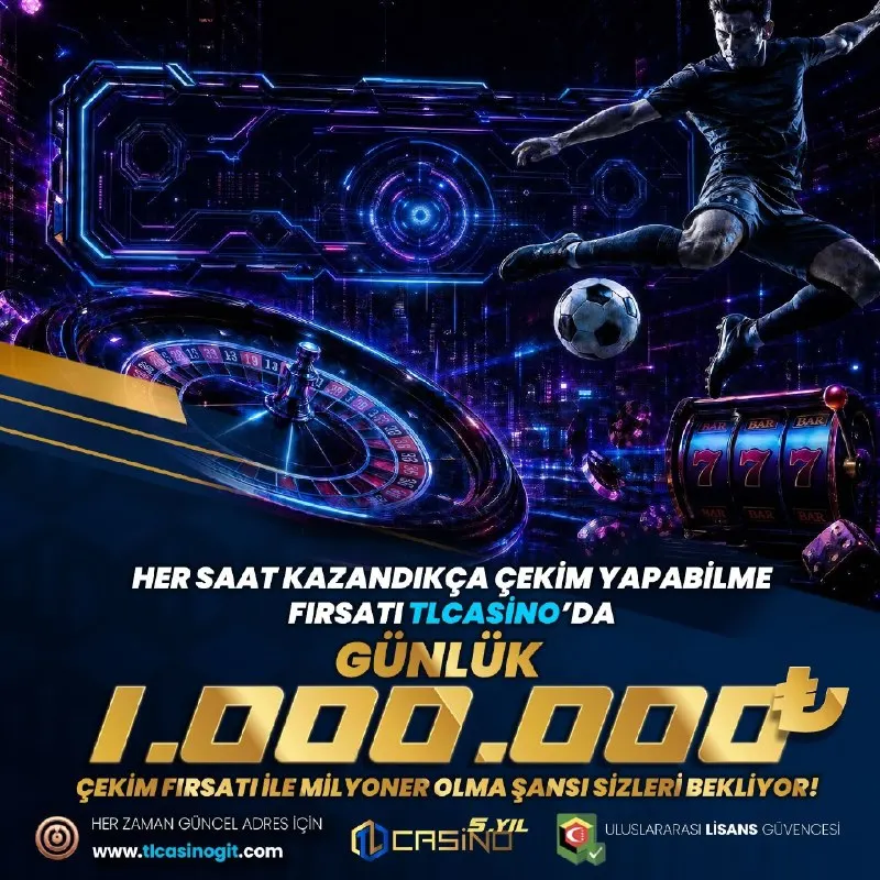 TLCasino Telegram: ✨HER SAAT KAZANDIKÇA ÇEKİM YAPABİLME FIRSATI TLCASİNO'DA ! ✨ GÜNLÜK 1.000.000…