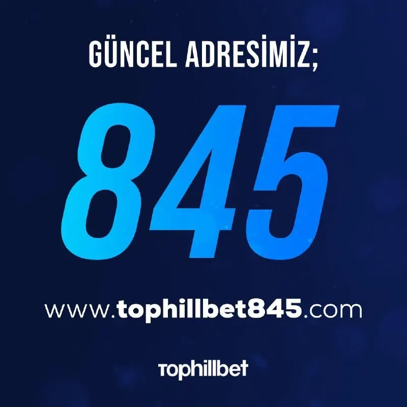 Tophillbet Telegram: Güncel adresimiz tophillbet845.com olmuştur. Mobil uygulamamızı indirmeyi…