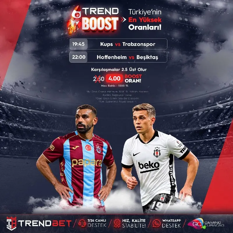 Trendbet Telegram: 📈 TrendBoost Oranlarıyla Zorlu Karşılaşmalar Kazandırmaya Hazır☄️ ⚽️ Kups ⚔️…