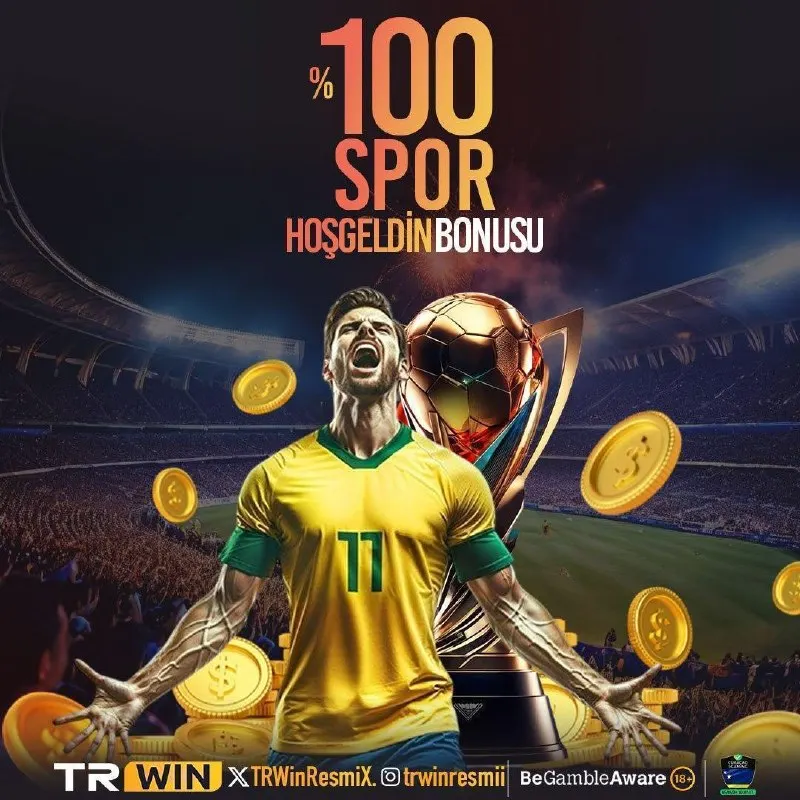 TRWin Telegram: 👑 %100 Spor Hoşgeldin Bonusu İle Muhteşem Bir Başlangıç Yapmaya Hazır mısın ?…