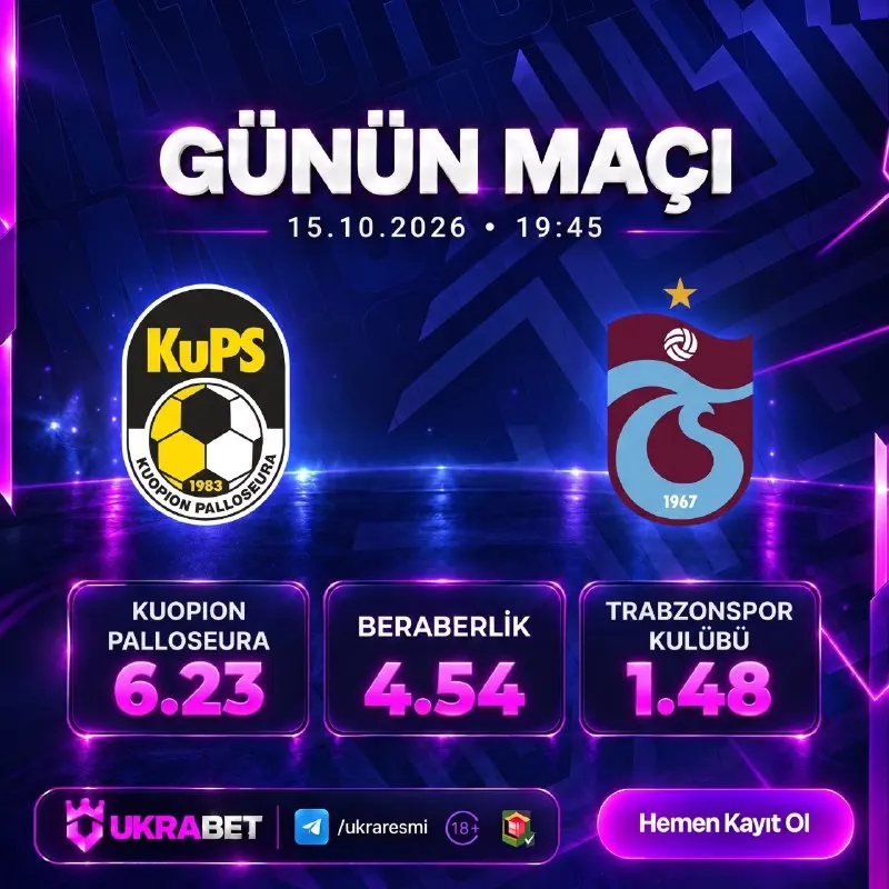 Ukrabet Telegram: ⏳ UKRABET %50 SPOR HOŞ GELDİN BONUSU 💎 İlk spor yatırımına özel %50 bonus…