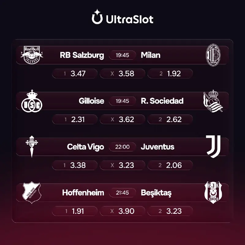 Ultraslot Telegram: ⚽️🔥 UEFA Avrupa Kupası Heyecanı UltraSlot’ta Alev Alıyor! 🏆⚡️ Kupada kıran…
