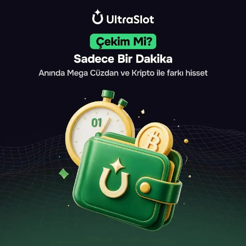 Ultraslot Telegram: 🪙 Kripto ve Mega Cüzdan ile Kazancın 1 Dakikada Hesabında! UltraSlot’ta sıra…