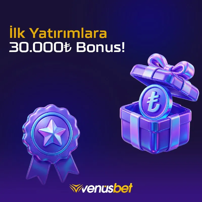 Venüsbet Telegram: 🎁 #Venus’te ilk yatırımını yap, 30.000₺’ye kadar bonusu anında kap! ⚡️ Hızlı…
