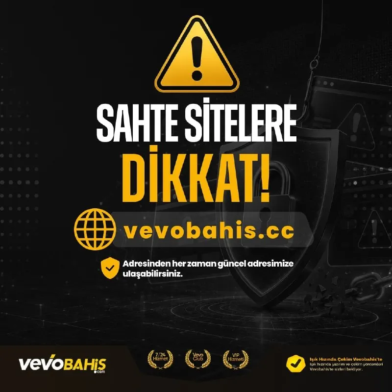 Vevobahis Telegram: ‼️ Google aramalarında çıkan sahte site adreslerine ve sosyal medyada açılan…
