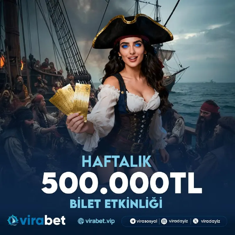 Virabet Telegram: 💰5️⃣0️⃣0️⃣🎰0️⃣0️⃣0️⃣💸💰 🏆 VİRA'DA Haftalık 500.000₺ Ödüllü Bilet Etkinliği Devam…