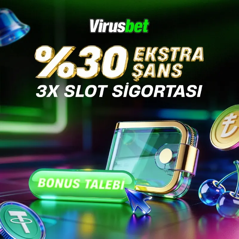 Virüsbet Telegram: ☺️ 3x Slot Sigortası: %30 Ekstra Şans! Slot oyunlarında şansın yaver gitmedi…