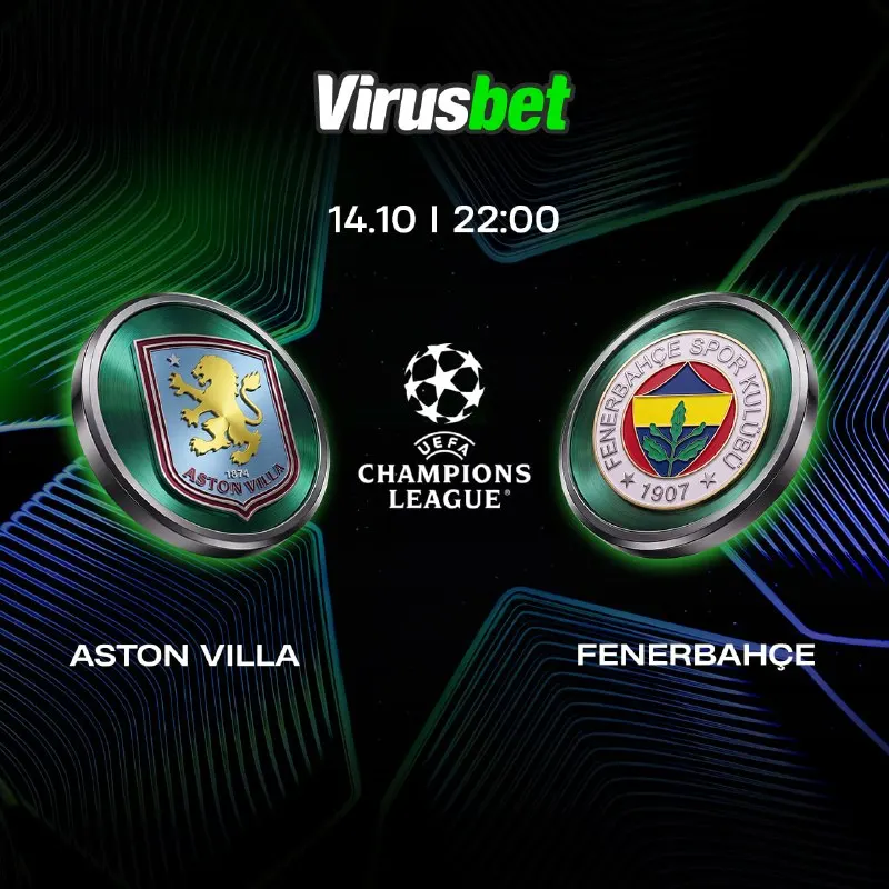 Virüsbet Telegram: ✌️✌️✌️✌️✌️✌️✌️ 🇬🇧 ASTON VILLA - FENERBAHÇE 🇹🇷 ⚽️ 14.10 | 22:00 🏆 UEFA…