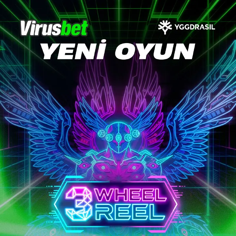 Virüsbet Telegram: 😎 YGGDRASIL'in Yeni Oyunu ⚡️ 3 Wheel Reel ⚡️ ✅ VİRUSBET Türkiye'de! 🔥Büyük…