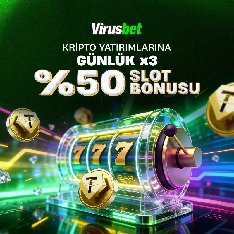 Virüsbet Telegram: ✅ KRİPTO YATIRIMLARINA GÜNLÜK X3 %50 SLOT BONUSU! 💰 KRİPTO Yatırım yöntemleri…