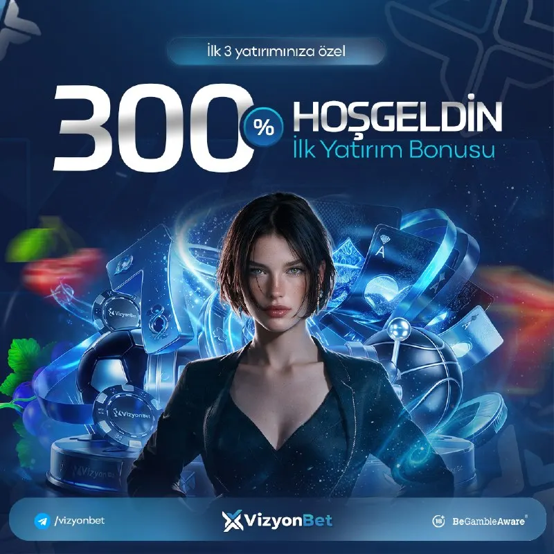 Vizyonbet Telegram: 💙 %300 HOŞ GELDİN BONUSU! 💙 İlk 3 yatırımına özel bonus fırsatı! 💙Yatırımını…