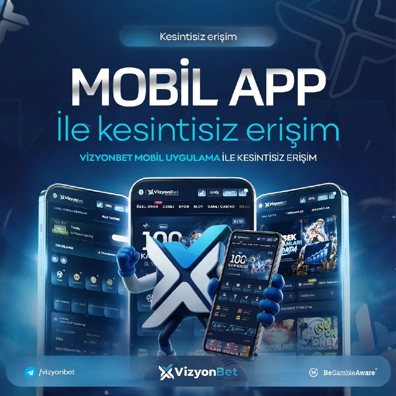 Vizyonbet Telegram: 💙 VİZYONBET ARTIK CEBİNDE! 💙 Mobil uygulamayla kesintisiz ve hızlı erişim! 💙…