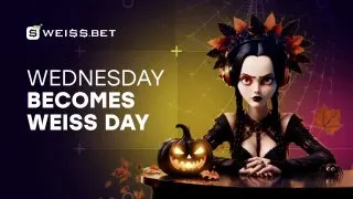 Weiss Casino Telegram: 🎃🖤 WEDNESDAY HAS DARK PLANS FOR YOUR DEPOSIT 🖤🎃 October suits WEISS DAY a…