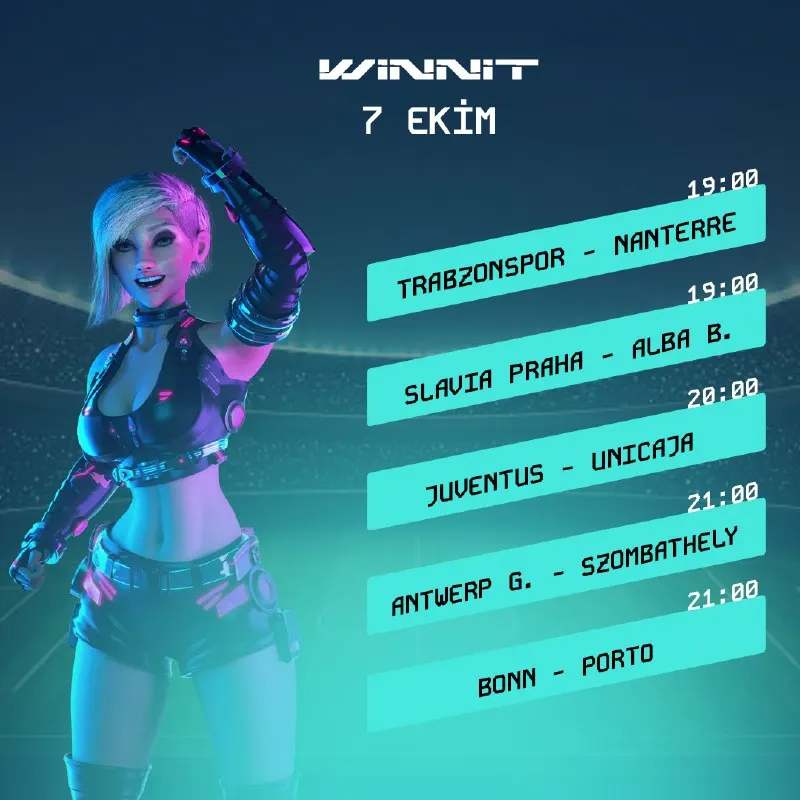 Winnit Telegram: 🏀 Basketbol sahnesi hareketleniyor; Trabzonspor, Slavia Praha, Juventus…