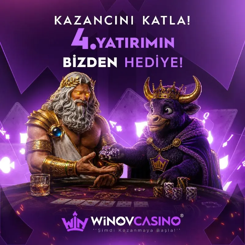 Winov Casino Telegram: 🔣🔣4. YATIRIM BİZDEN HEDİYE🔣🔣 ❗️❗️❗️ Sen oyna, hediyeyi biz verelim! yatırımına…