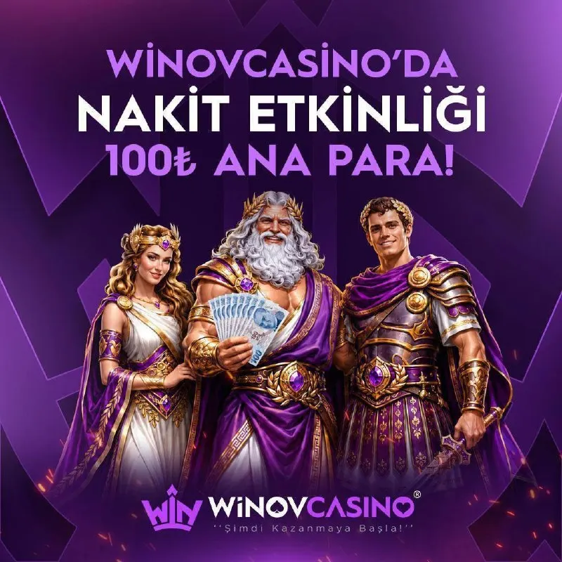 Winov Casino Telegram: ⚡ 100₺ NAKİT KODU YAYINDA! ⚡ 🎉 İlk 700 kişiye özel dev fırsat! Kodunu gir, 100₺…