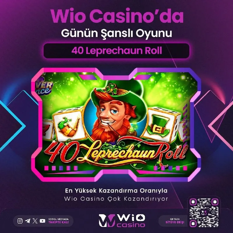 WioCasino Telegram: 𝐖𝐢𝐨 𝐂𝐚𝐬𝐢𝐧𝐨'𝐝𝐚 𝐆𝐮̈𝐧𝐮̈𝐧 𝐒̧𝐚𝐧𝐬𝐥ı 𝐎𝐲𝐮𝐧𝐮 😮 🔣 𝟒𝟎 𝐋𝐞𝐩𝐫𝐞𝐜𝐡𝐚𝐮𝐧 𝐑𝐨𝐥𝐥🔣 📥 𝐆𝐮̈𝐧𝐜𝐞𝐥 𝐀𝐝𝐫𝐞𝐬𝐢𝐦𝐢𝐳…