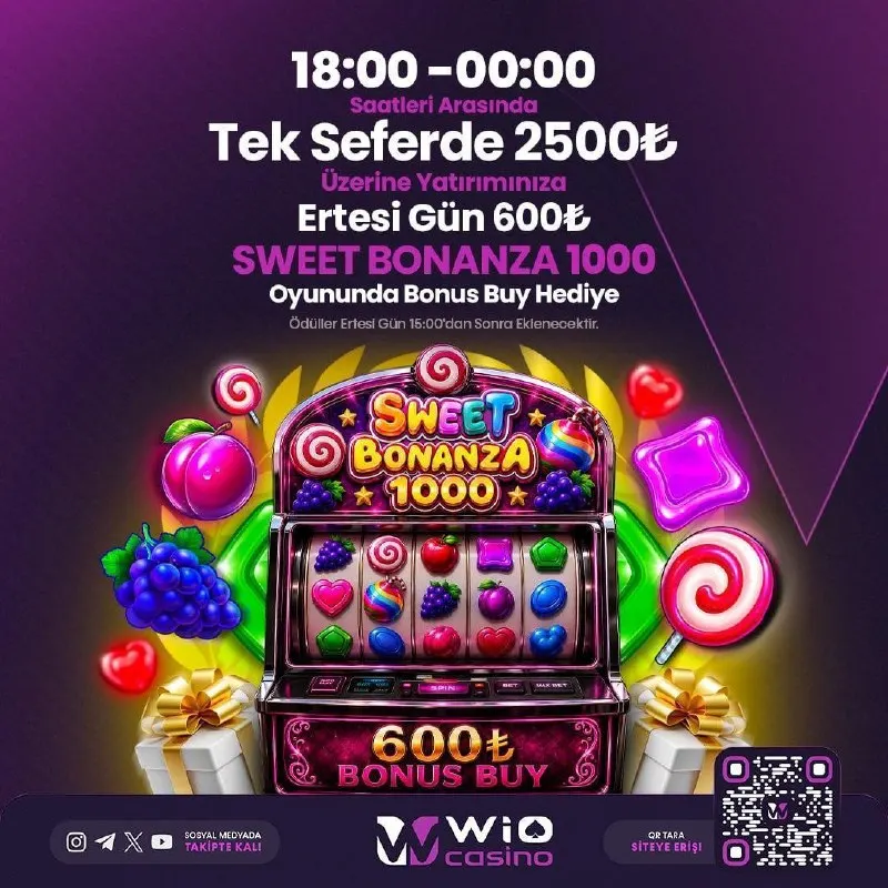 WioCasino Telegram: 👠 𝐖𝐢𝐨 𝐂𝐚𝐬𝐢𝐧𝐨'𝐝𝐚 𝐇𝐚𝐩𝐩𝐲 𝐇𝐨𝐮𝐫𝐬 𝐙𝐚𝐦𝐚𝐧ı 👠 ⏰ 𝟏𝟖:𝟎𝟎 𝐢𝐥𝐞 𝟎𝟎:𝟎𝟎 𝐬𝐚𝐚𝐭𝐥𝐞𝐫𝐢 𝐚𝐫𝐚𝐬ı𝐧𝐝𝐚 𝐭𝐞𝐤…