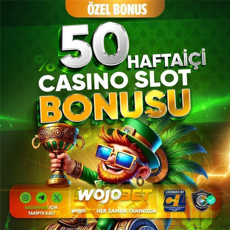 Wojobet Telegram: ⚡️ %50 Haftaiçi Casino Slot Bonusu ile Kazanmaya Başla! ⚡️ 🪙 Efsanevi Bir…