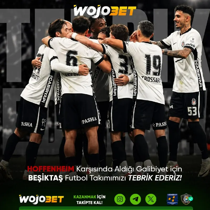Wojobet Telegram: ☘Avrupa'da kazanan Beşiktaş! 🦅 🦅UEFA Avrupa Ligi'nde önemli bir galibiyet…
