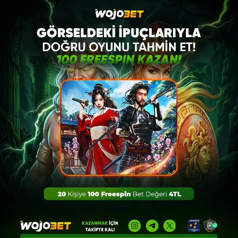 Wojobet Telegram: 🔤🔤🔤🔤🔤🔤🔤 💰SLOT OYUN TAHMİN ETKİNLİĞİ!💰 🟢Doğru tahmini yap 100 FREESPIN KAZAN! 🟢…