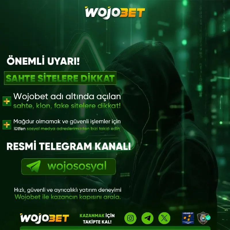 Wojobet Telegram: 👑👑👑👑👑👑 👑👑🎰👑👑 👑 ⭐️WOJOBET ismi kullanılarak açılan sahte ve dolandırıcılık…
