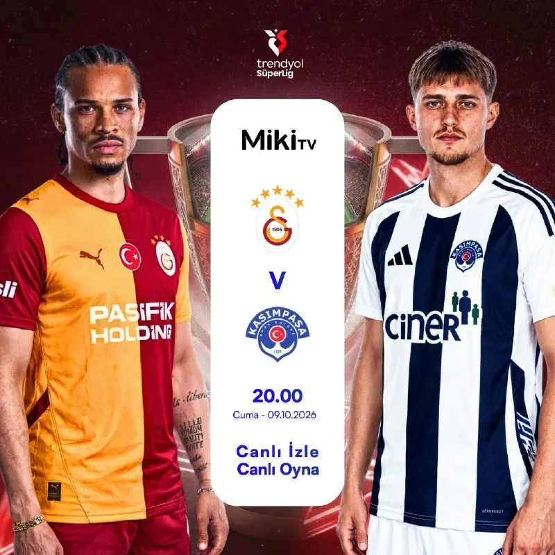 Wonodd Telegram: ▶️Galatasaray - Kasımpaşa Maçını Canlı İzle 🆓Miki TV ile tüm dünya liglerine…
